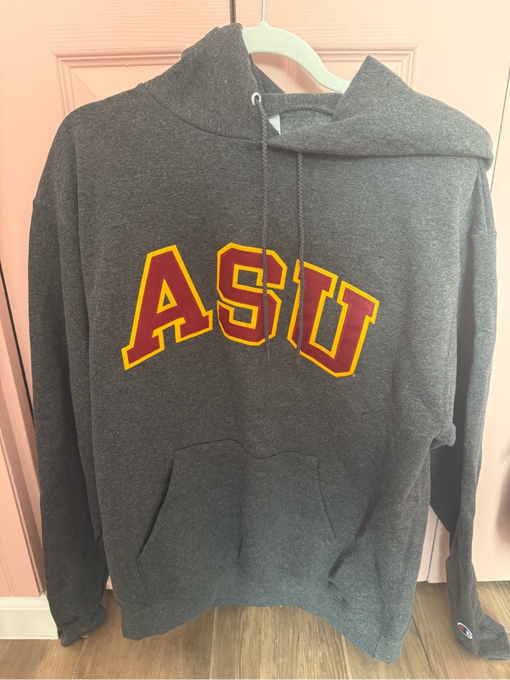 ASU Dark Gray Pullover Hoodie Sweatshirt